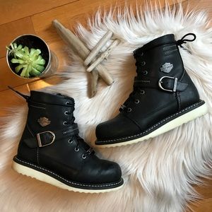 Harley-Davidson Womens Darton Motorcycle Boot
